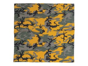 Šátek 68 x 68 cm JUMBO URBAN CAMO YELLOW