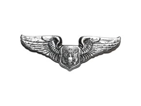 Odznak PILOT AVIATOR STŘÍBRNÝ MATNÝ
