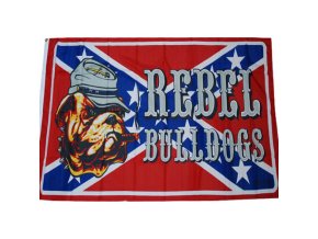 Vlajka REBEL BULLDOG