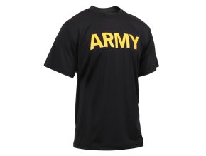 Triko s nápisem ARMY ČERNÉ