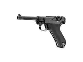 Pistole vzduchová UMAREX Legends P08 BLOWBACK CO2 - BB 4,5mm steel