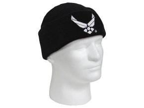 Čepice pletená AIR FORCE WING ČERNÁ