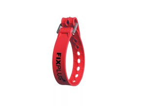 Pásek stahovací gumový FIXPLUS 35 cm ČERVENÝ