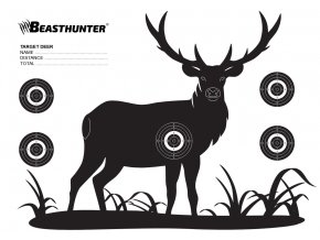 Terč silueta Beast Hunter Deer 10ks