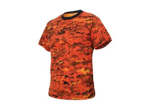 Triko DIGITAL ORANGE CAMO