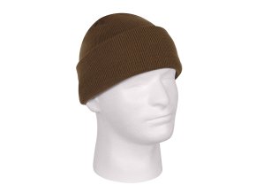 Čepice jemně pletená FINE AKRYL COYOTE BROWN