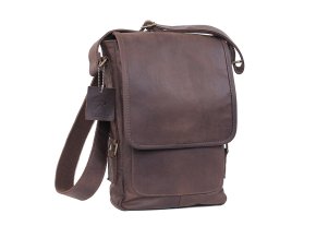 Taška přes rameno TECH kožená