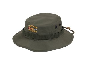 Klobouk VIETNAM VETERAN logo ZELENÝ