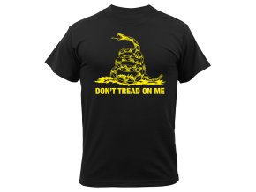 Triko DON´T TREAD ON ME ČERNÉ