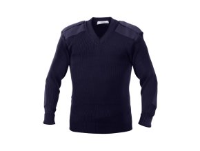 Svetr US ACRYLIC výstřih do v NÁM.MODRÁ