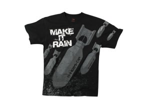 Triko VINTAGE MAKE IT RAIN ČERNÉ