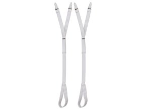 Kšandy STIRRUP na košili BÍLÉ 2 v balení