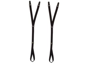 Kšandy STIRRUP na košili ČERNÉ 2 v balení