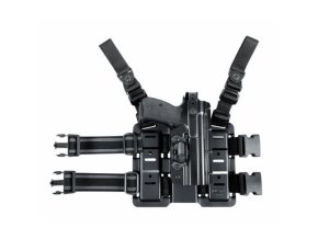 Pouzdro pistolové PHDLB stehenní CZ P-10F, Glock 17 se závěsem 855 PRAVÉ