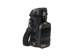 Pouzdro na láhev 0,5-1 l s popruhem MOLLE DARK CAMO