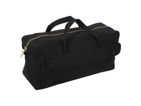Taška JUMBO MECHANICS TOOL mosazný zip ČERNÁ