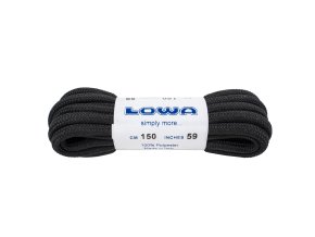 Tkaničky LOWA 150cm ČERNÉ