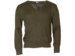 Svetr AČR/ČSLA výstřih do V vz.85 ZELENO-HNĚDÝ