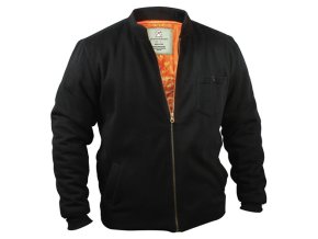 Bunda FLYERS INTERMEDIATE FLEECE ČERNÁ