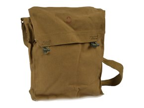 Brašna AČR/ČSLA na plynovou masku podélná/olivka použité