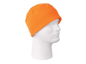 Čepice FLEECE výstražná ORANŽOVÁ