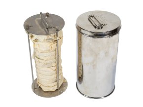 Nádoba kultivační plechová s petriho miskami