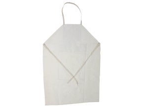 Zástěra gumová dlouhá BÍLÁ