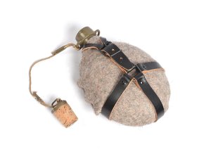 Láhev polní AČR/ČSLA s filcovým obalem KOREK víčko