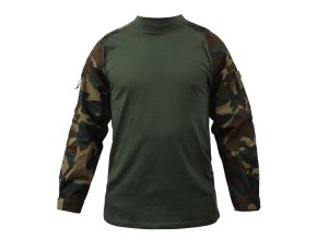 Košile COMBAT taktická WOODLAND