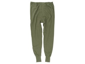 Spodky BW zimní kalhoty PLUSCH ZELENÉ použité