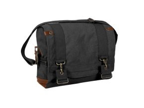 Taška VINTAGE přes rameno B-15 PILOT MESSENGER ČERNÁ