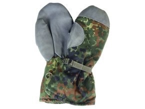 Rukavice BW palcové s podšívkou FLECKTARN použité