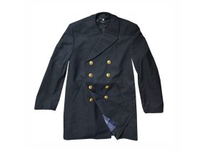 Kabát NAVY BW Colani se zlatými knoflíky TMAVĚ MODRÝ