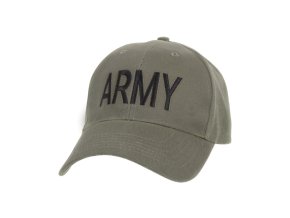 Čepice baseball ARMY ZELENÁ