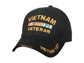 Čepice DELUXE VIETNAM VETERAN baseball ČERNÁ