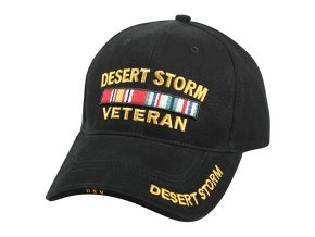 Čepice baseball DELUXE DESERT STORM VETERAN ČERNÁ