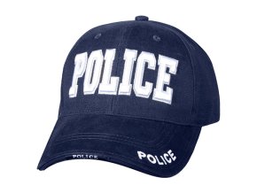 Čepice DELUXE POLICE baseball MODRÁ