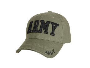 Čepice DELUXE ARMY baseball ZELENÁ