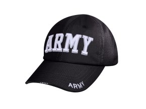 Čepice ARMY síťovaná ČERNÁ