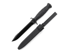 Nůž RAKOUSKÝ GLOCK SURVIVAL FM81 s pilkou ČERNÝ