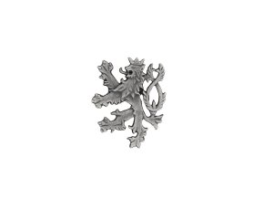 Odznak český lev 30 x 38 mm PIN