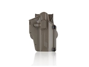 Pouzdro pistolové opaskové Per-Fit™ univerzální PRAVÉ FLAT DARK EARTH