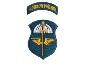 Nášivka HLOUBKOVÝ PRŮZKUM - BAREVNÁ