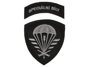 Nášivka SPECIÁLNÍ SÍLY - ČERNÁ