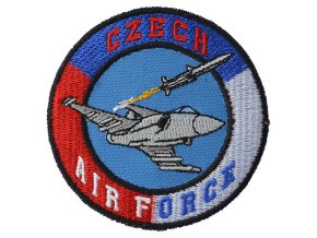 Nášivka CZECH AIR FORCE s gripenem - BAREVNÁ