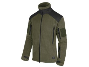Bunda LIBERTY Heavy fleece ZELENÁ/ČERNÁ