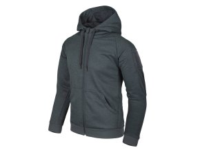 Mikina URBAN TACTICAL HOODIE ČERNO/ŠEDÁ MELANŽ