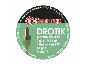 Diabolo Kvintor Drotik cal.4,5mm 10ks