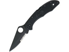 Nůž zavírací DELICA® 4 kombinované ostří ČERNÝ