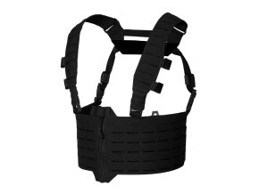 Vesta chest rig WARWICK ZIP FRONT® ČERNÁ